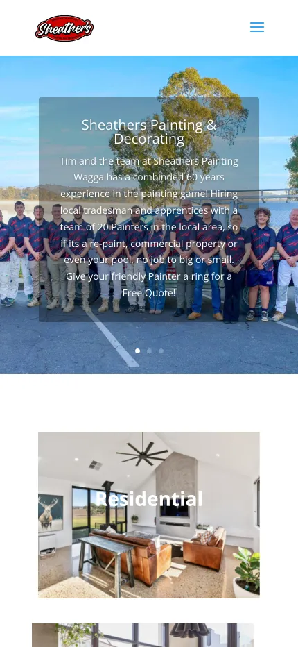 Sheather's Painting & Decorating mobile