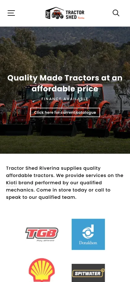 Tractor Shed Riverina mobile