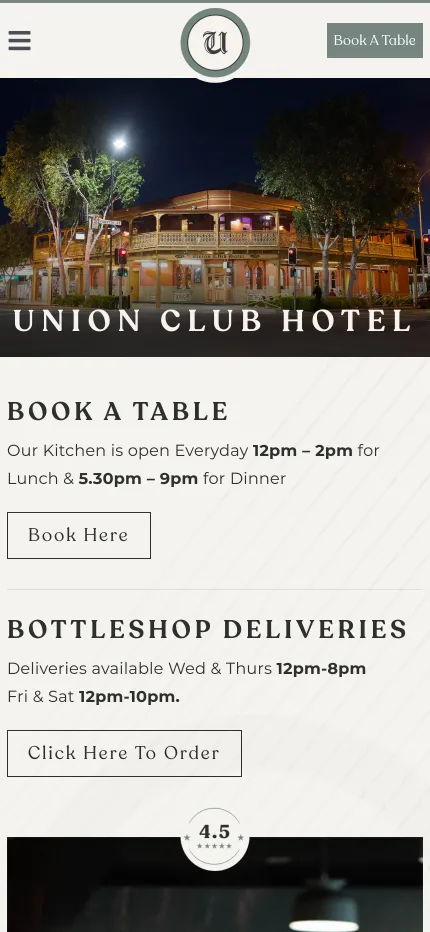 Union Club Hotel mobile